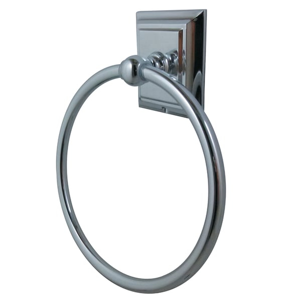 Millennium Towel Ring, Polished Chrome